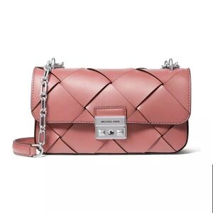 Michael Kors Pink Crossbody Bag with Chain Strap